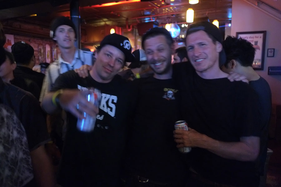 Getting more blurry with Eric, Seamus, and Justin